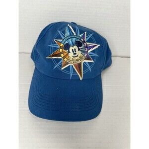 Vintage Walt Disney World Hat Baseball Cap Hat Adjustable Blue
